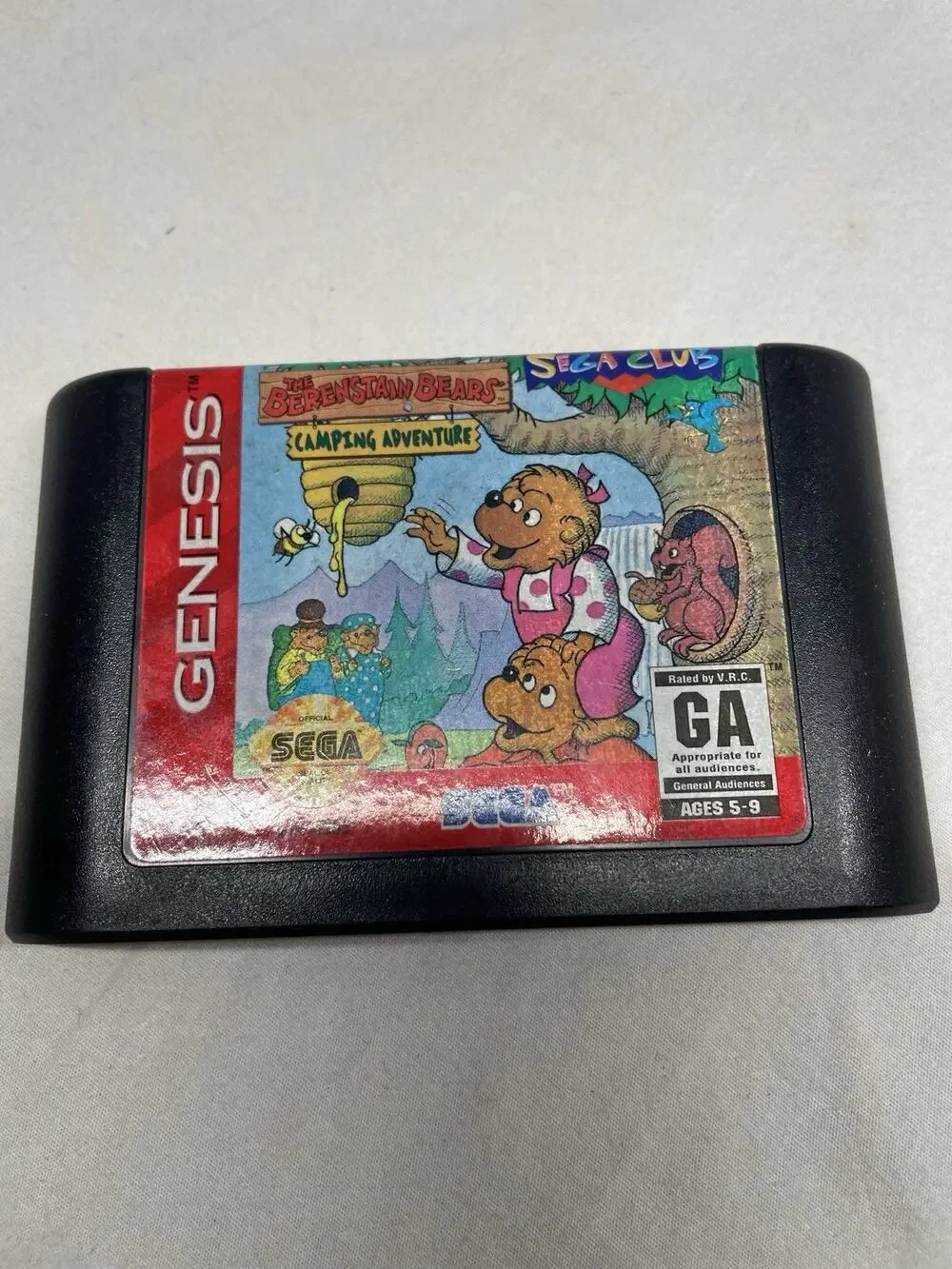 Sega Genesis 1993 - Berenstain Bears Camping Adventure (Works - Cartridge Only)